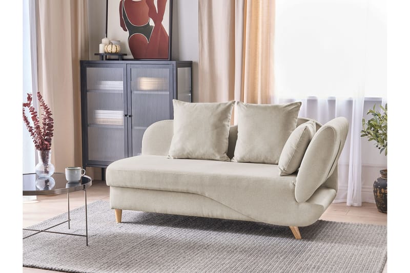 Trehan Chaiselong 157 cm Højre - Beige - Møbler - Stole & lænestole - Lænestole - Chaiselong lænestol & Divan lænesto