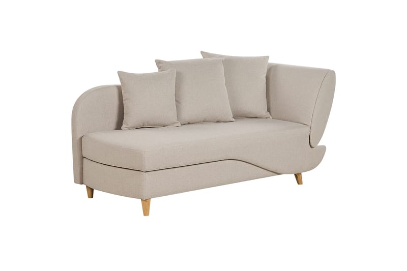 Trehan Chaiselong 157 cm Højre - Beige - Møbler - Stole & lænestole - Lænestole - Chaiselong lænestol & Divan lænesto