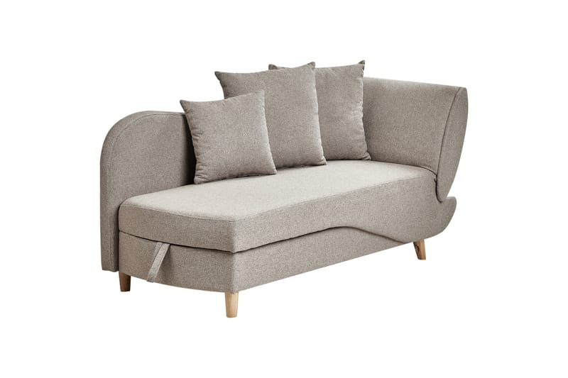 Trehan Chaiselong 157 cm Højre - Brun - Møbler - Stole & lænestole - Lænestole - Chaiselong lænestol & Divan lænesto