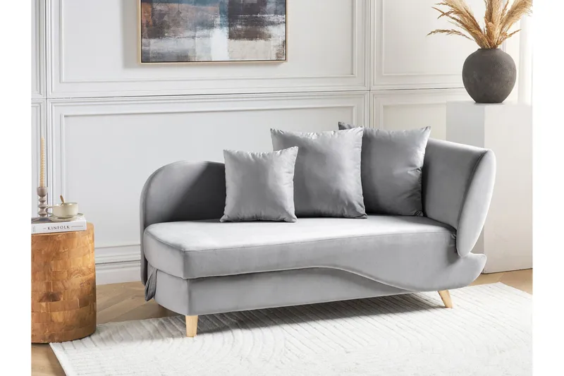 Trehan Chaiselong 157 cm Højre - Grå - Møbler - Stole & lænestole - Lænestole - Chaiselong lænestol & Divan lænesto