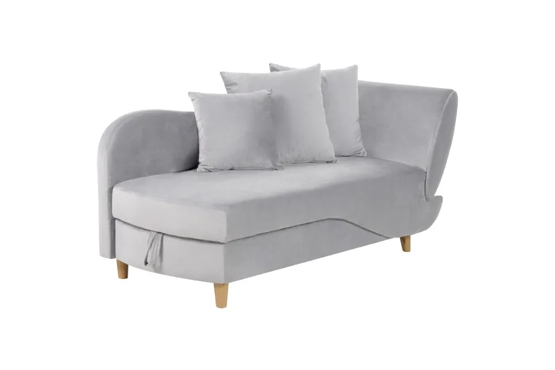 Trehan Chaiselong 157 cm Højre - Grå - Møbler - Stole & lænestole - Lænestole - Chaiselong lænestol & Divan lænesto