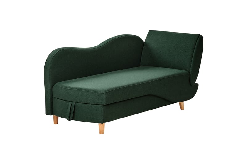 Trehan Chaiselong 157 cm Højre - Grøn - Møbler - Stole & lænestole - Lænestole - Chaiselong lænestol & Divan lænesto