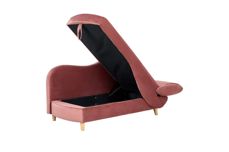 Trehan Chaiselong 157 cm Højre - Rosa - Møbler - Stole & lænestole - Lænestole - Chaiselong lænestol & Divan lænesto