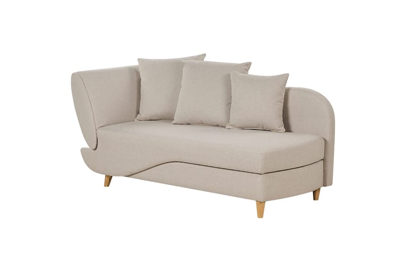 Trehan Chaiselong 157 cm Venstre - Beige - Møbler - Stole & lænestole - Lænestole - Chaiselong lænestol & Divan lænesto