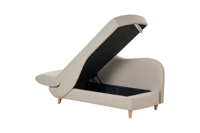 Trehan Chaiselong 157 cm Venstre - Beige - Møbler - Stole & lænestole - Lænestole - Chaiselong lænestol & Divan lænesto