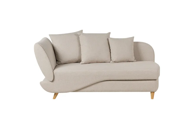 Trehan Chaiselong 157 cm Venstre - Beige - Møbler - Stole & lænestole - Lænestole - Chaiselong lænestol & Divan lænesto