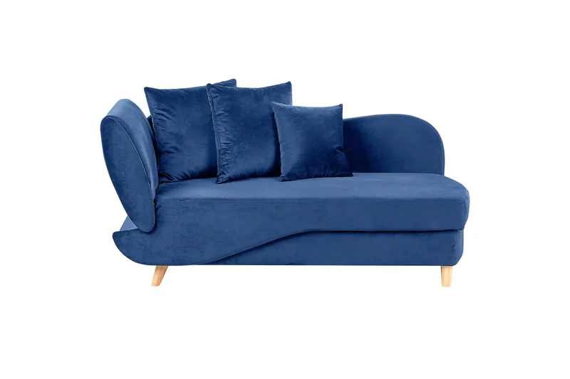 Trehan Chaiselong 157 cm Venstre, Blå