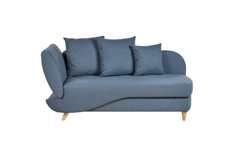 Trehan Chaiselong 157 cm Venstre, Blå