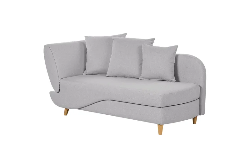 Trehan Chaiselong 157 cm Venstre - Grå - Møbler - Stole & lænestole - Lænestole - Chaiselong lænestol & Divan lænesto