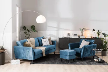 Trend Lænestol - Blå - Møbler - Stole & lænestole - Lænestole