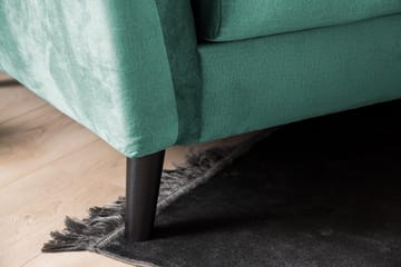 Trend Lænestol i Fløjl - Grøn - Møbler - Stole & lænestole - Lænestole