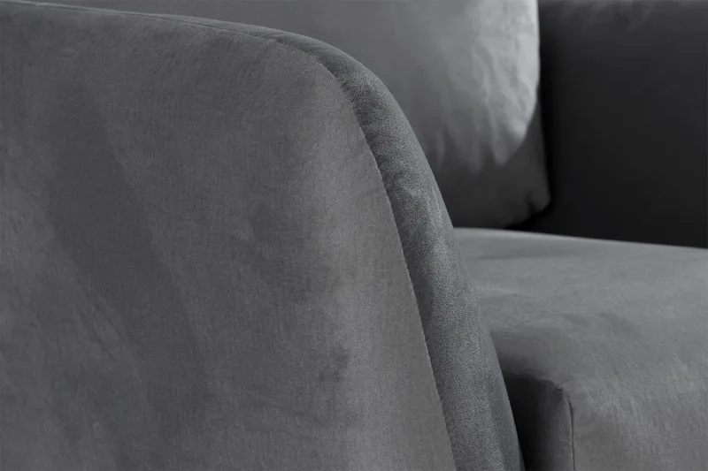 Trend Lænestol - Lysegrå Velour - Møbler - Stole & lænestole - Lænestole