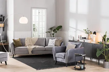 Trend Lænestol - Lysegrå - Møbler - Stole & lænestole - Lænestole