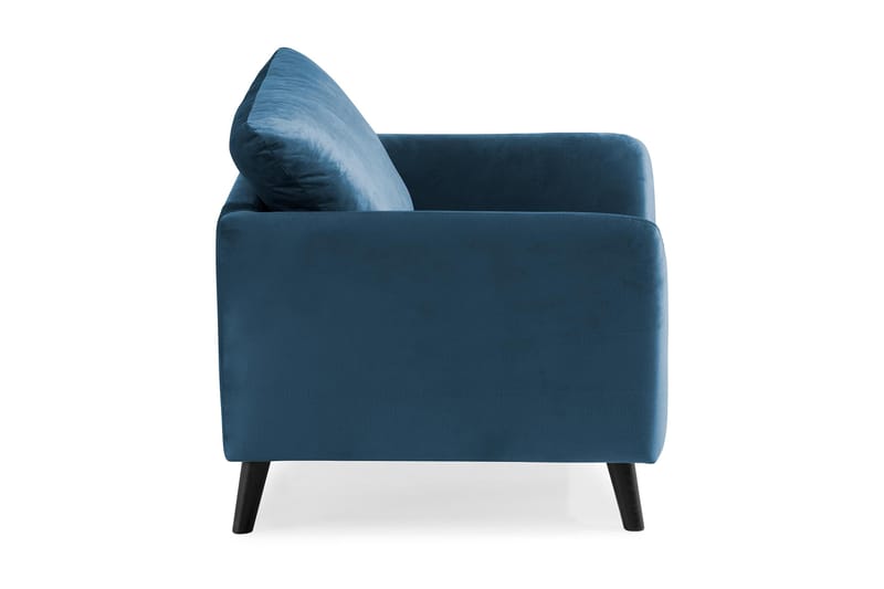 Trend Lænestol - Midnatsblå Velour - Lænestole