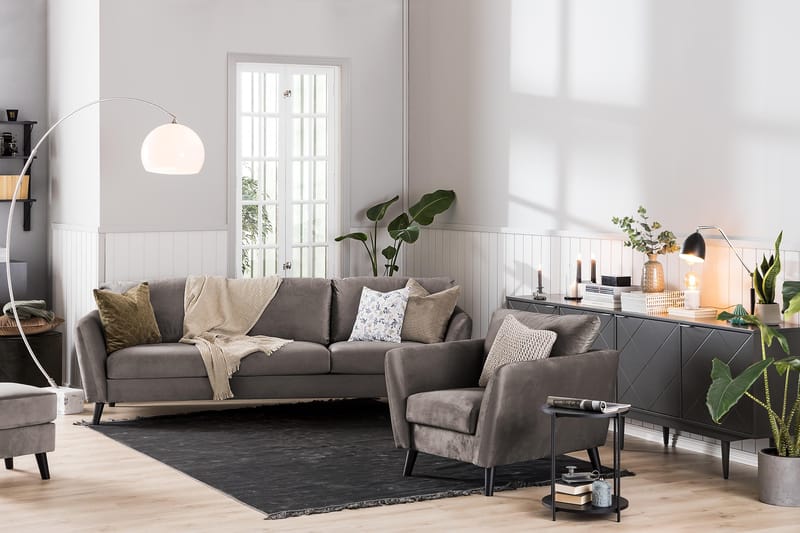 Trend Lænestol - Muldvarp Velour - Møbler - Stole & lænestole - Lænestole