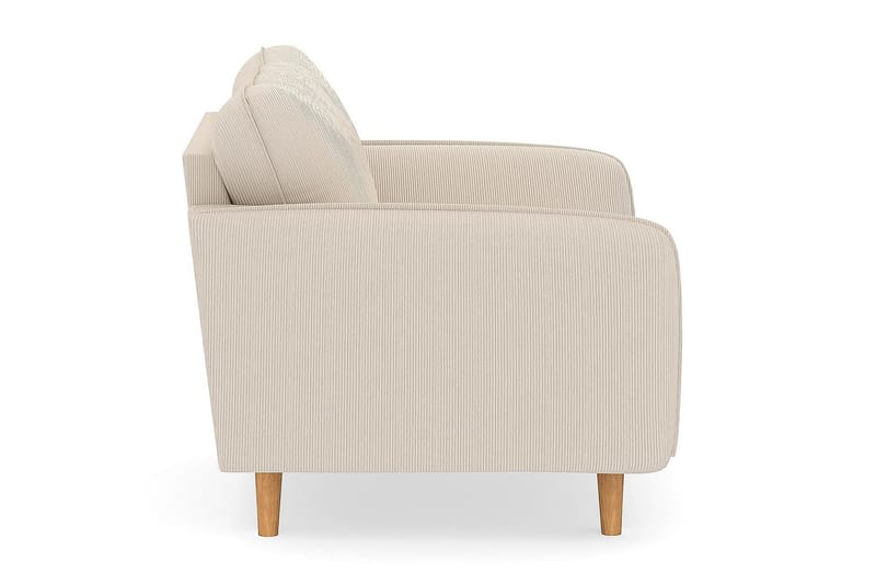 Trend Lyx Lænestol - Beige Jernbanefløjl - Møbler - Stole & lænestole - Lænestole