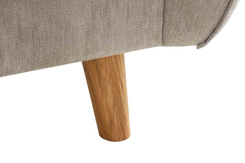 Trend Lyx Lænestol - Beige/Eg - Møbler - Stole & lænestole - Lænestole