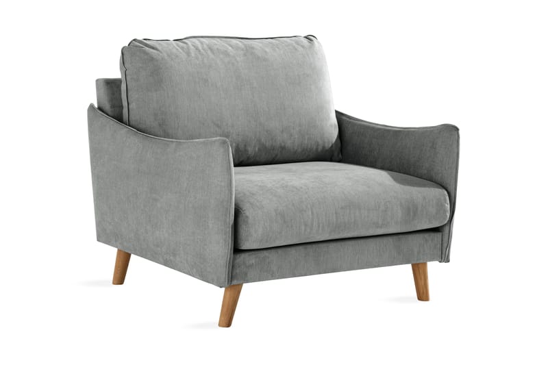 Trend Lyx Lænestol, Grå/Eg