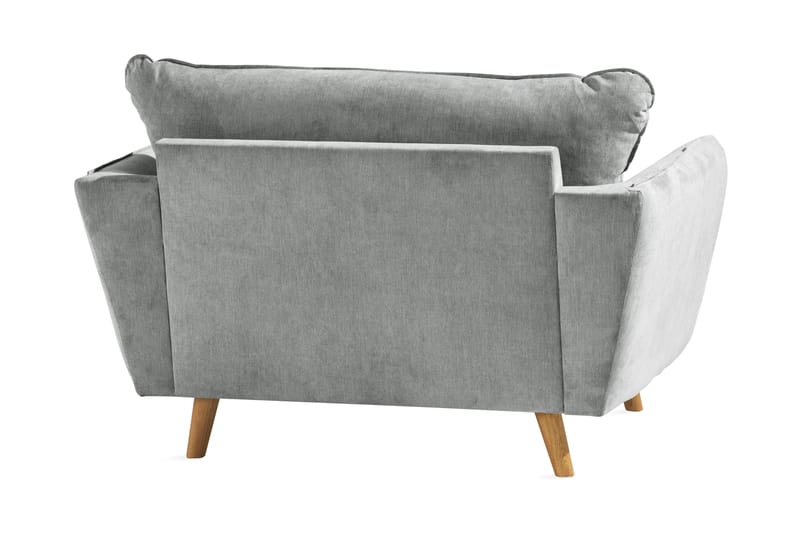 Trend Lyx Lænestol - Grå/Eg - Møbler - Stole & lænestole - Lænestole