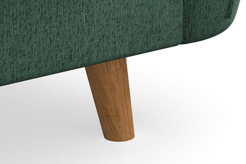 Trend Lyx Lænestol - Grøn Velour - Lænestole