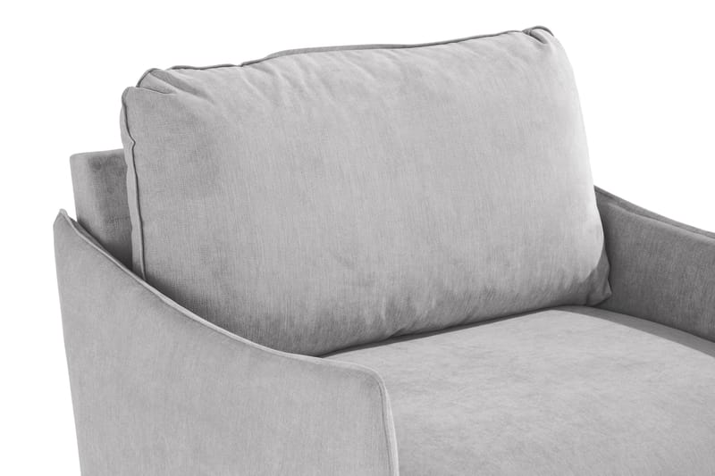 Trend Lyx Lænestol - Lysegrå/Eg - Møbler - Stole & lænestole - Lænestole