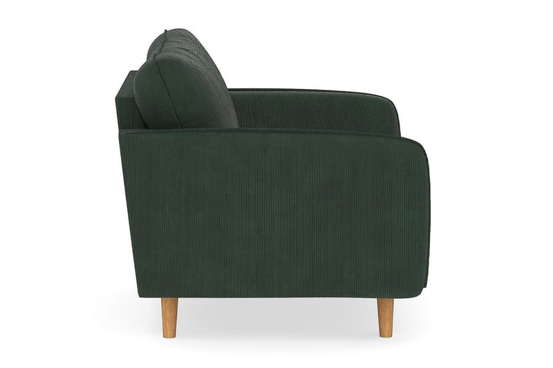 Trend Lyx Lænestol - Mørkegrøn Jernbanefløjl - Møbler - Stole & lænestole - Lænestole