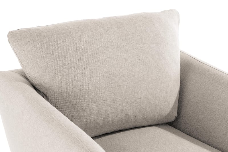 Trend Sofagruppe Lænestol med Fodskammel - Beige - Møbler - Stole & lænestole - Lænestole - Lænestol med fodskammel