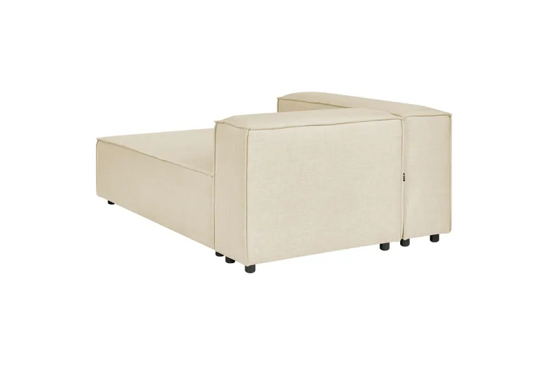 Tunda Chaiselong 119 cm Højre - Beige/Sort - Møbler - Stole & lænestole - Lænestole - Chaiselong lænestol & Divan lænesto