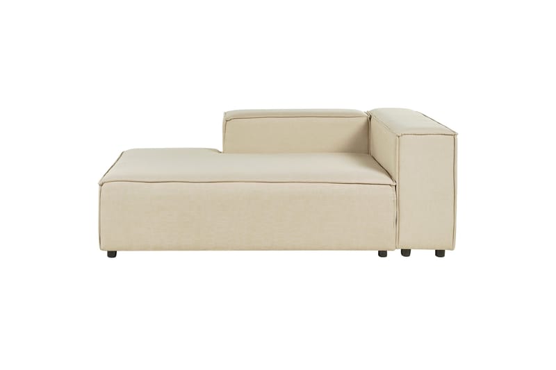 Tunda Chaiselong 119 cm Højre, Beige/Sort