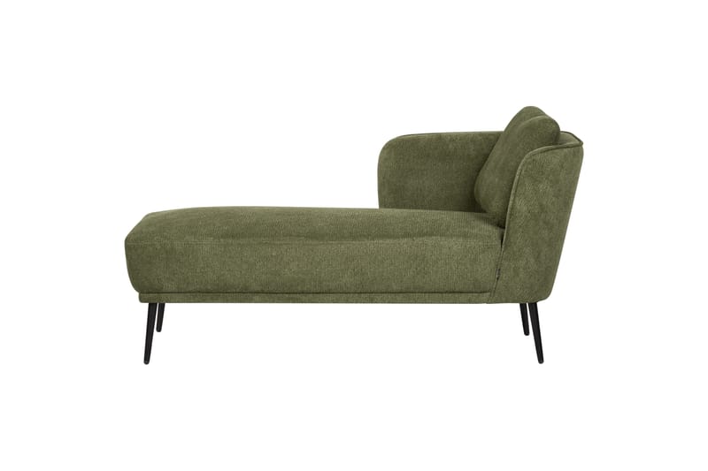 Uklund Chaiselong 148 cm Højre - Sort/Grøn - Møbler - Stole & lænestole - Lænestole - Chaiselong lænestol & Divan lænesto