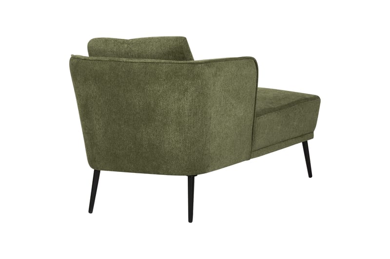 Uklund Chaiselong 148 cm Højre - Sort/Grøn - Møbler - Stole & lænestole - Lænestole - Chaiselong lænestol & Divan lænesto