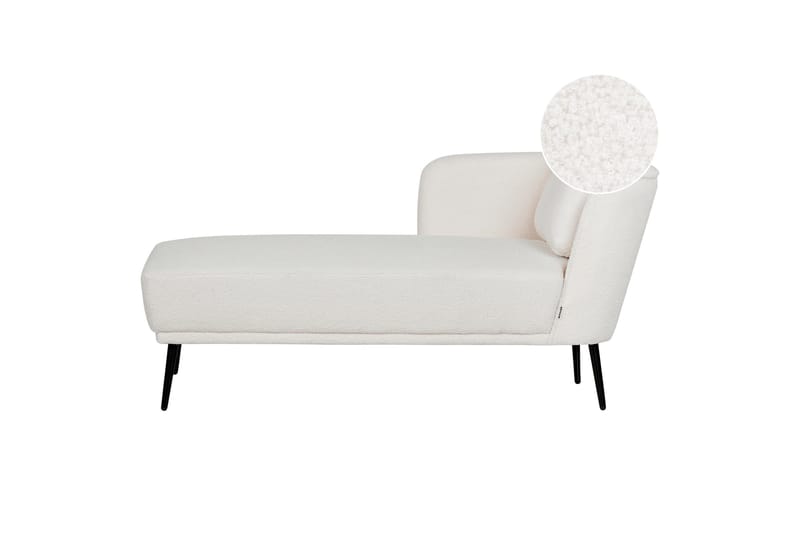 Uklund Chaiselong 148 cm Højre - Sort/Hvid - Møbler - Stole & lænestole - Lænestole - Chaiselong lænestol & Divan lænesto
