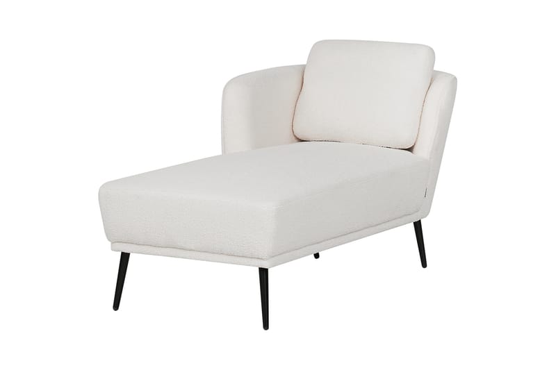 Uklund Chaiselong 148 cm Højre - Sort/Hvid - Møbler - Stole & lænestole - Lænestole - Chaiselong lænestol & Divan lænesto