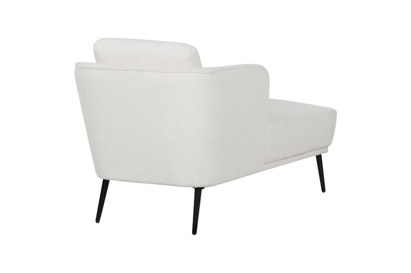 Uklund Chaiselong 148 cm Højre - Sort/Hvid - Møbler - Stole & lænestole - Lænestole - Chaiselong lænestol & Divan lænesto