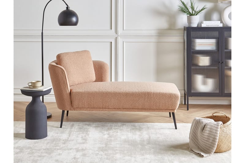 Uklund Chaiselong 148 cm Venstre - Beige/Sort - Møbler - Stole & lænestole - Lænestole - Chaiselong lænestol & Divan lænesto