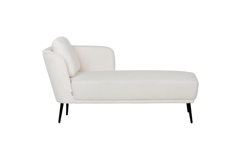 Uklund Chaiselong 148 cm Venstre - Sort/Hvid - Møbler - Stole & lænestole - Lænestole - Chaiselong lænestol & Divan lænesto
