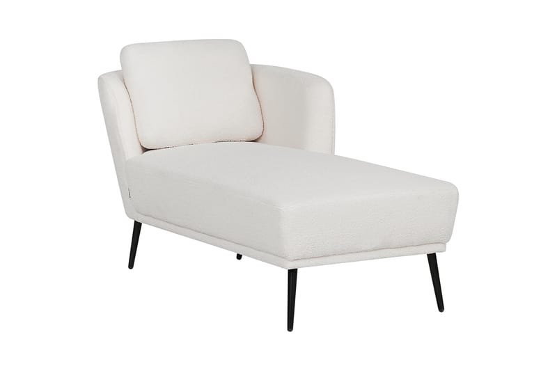 Uklund Chaiselong 148 cm Venstre - Sort/Hvid - Møbler - Stole & lænestole - Lænestole - Chaiselong lænestol & Divan lænesto
