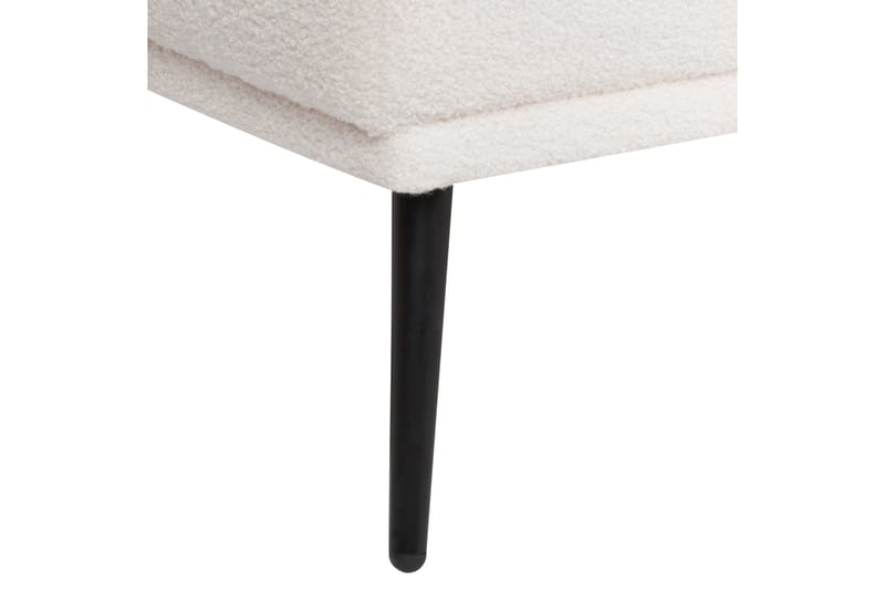 Uklund Chaiselong 148 cm Venstre - Sort/Hvid - Møbler - Stole & lænestole - Lænestole - Chaiselong lænestol & Divan lænesto