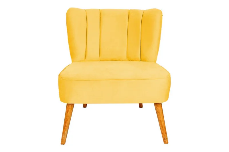 Ullsperger Lænestol med Armlæn - Gul - Møbler - Stole & lænestole - Lænestole