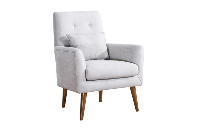 Unikt design lænestol - Grå / Beige - Møbler - Stole & lænestole - Lænestole