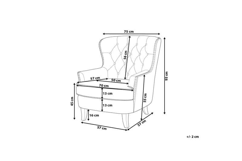 Viborg Ii lænestol - Grå - Møbler - Stole & lænestole - Lænestole