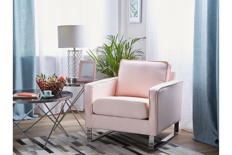 Vind lænestol - Lyserød - Møbler - Stole & lænestole - Lænestole