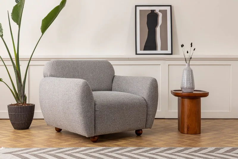 Whitecliffs Lænestol, Lysegrå