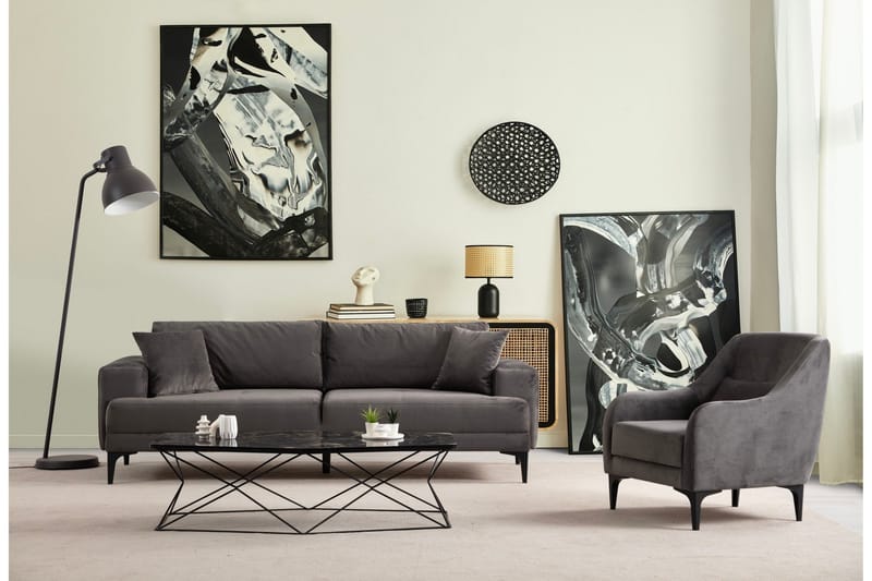 Winskill Lænestol - Antracit - Møbler - Stole & lænestole - Lænestole