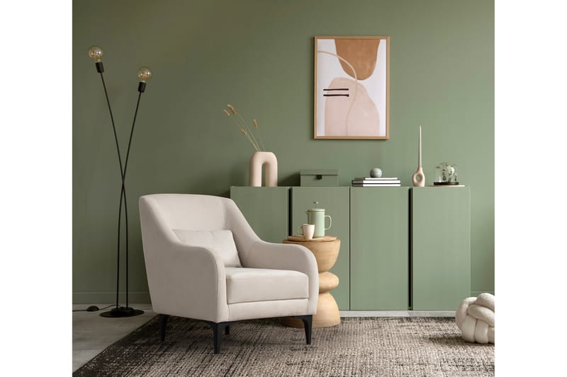 Winskill Lænestol, Ecru