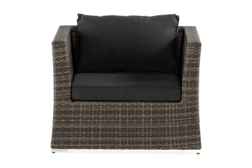Wisconsin Premium Loungelænestol Polyrattan/Grå - Havemøbler - Loungemøbler - Loungestol udendørs