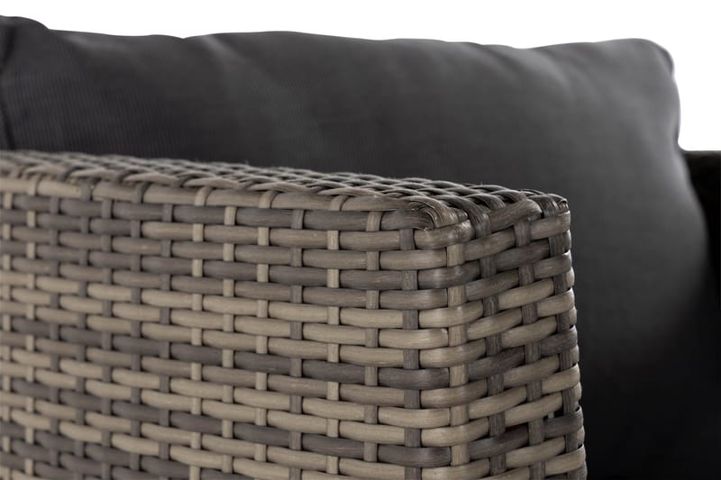 Wisconsin Premium Loungelænestol Polyrattan/Grå - Havemøbler - Loungemøbler - Loungestol udendørs