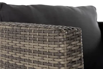 Wisconsin Premium Loungelænestol Polyrattan/Grå - Havemøbler - Loungemøbler - Loungestol udendørs