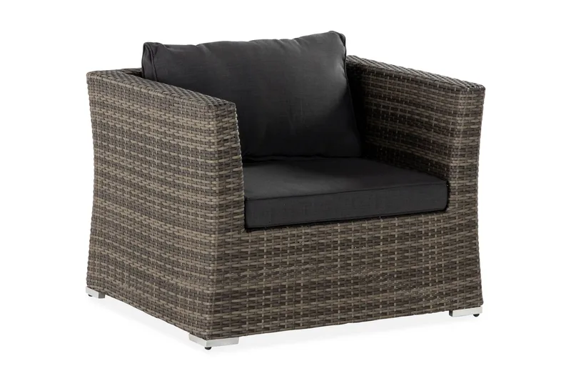 Wisconsin Premium Loungelænestol Polyrattan/Grå, undefined