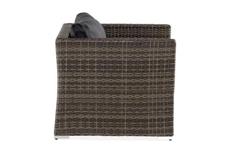 Wisconsin Premium Loungelænestol Polyrattan/Grå - Havemøbler - Loungemøbler - Loungestol udendørs